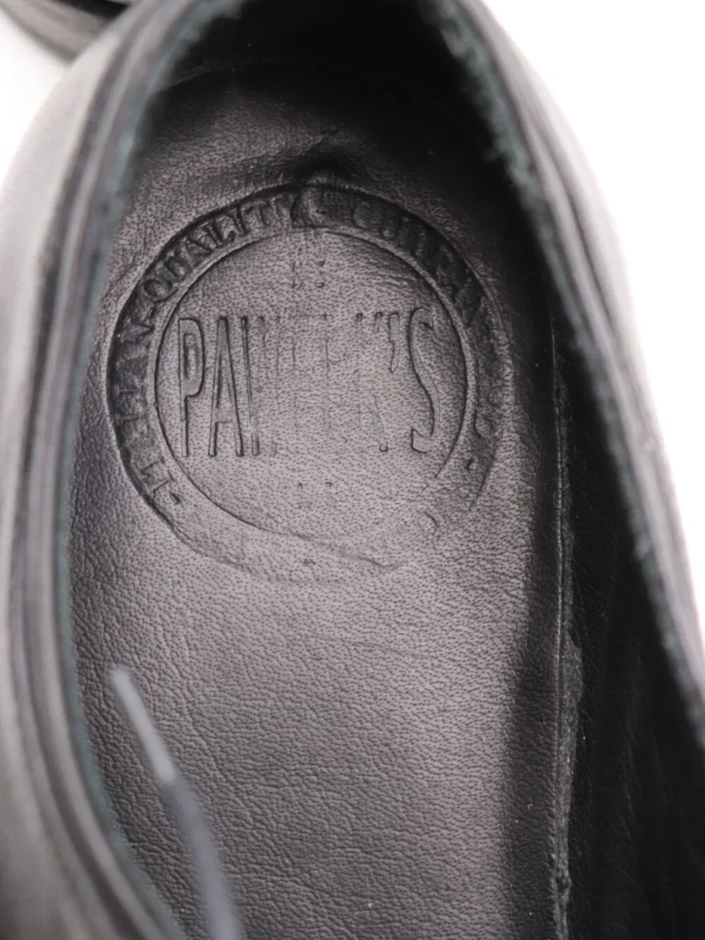 Pawelk’s Derby Oxford Men's Size EU 43 Black Leather Lace Up Dress Shoes